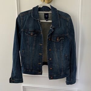 GAP Women's Dark Blue Denim Jacket